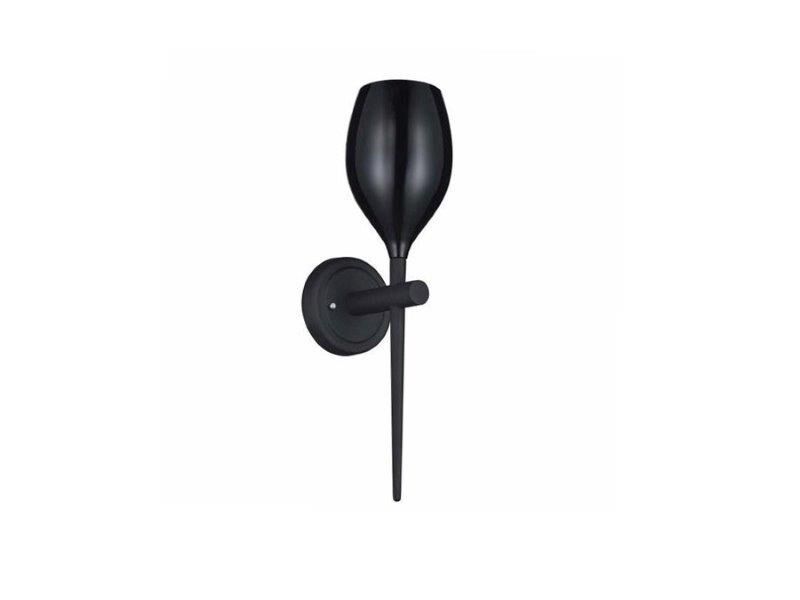 AZZARDO AZ0098 DECOline IZZA WALL BLACK nástenné svietidlo 1xG4 40W IP20 lesklá čierna
