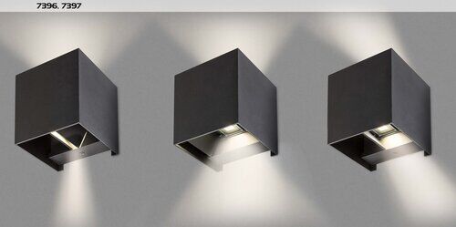 Rabalux 7396 Solin vonkajšie nástenné svietidlo 2xG9 IP54 matná čierna