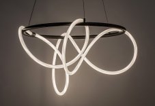 RABALUX 72191 Montema závesné svietidlo D600mm LED 54W/4480lm 4000K čierna, biela