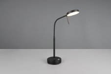 TRIO Reality R54561132 MORENO stolní lampička v450mm SMD LED 3W/300lm 2700+4000+6000K černá matná