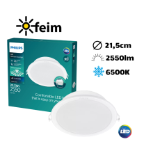 Philips 59471 MESON 200 zápustné svítidlo LED D215mm 23,5W 2550/1900lm 6500K bílá