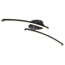 GLOBO 67129-12 TANSY I stropní svítidlo LED 12W/1000lm 3000-4000-6000K černá matná, opál