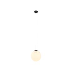 ITALUX PND-5578-1M-BK Deore závesné svietidlo 1xE27 D250mm čierna, biela