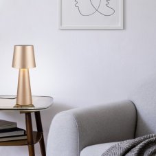 TRIO 562900165 NUBIAN stolná lampička V400mm 1xE27 kávová