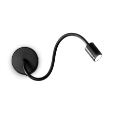Nástenné svietidlo Ideal lux 097190 FOCUS-1 AP1 NERO 1xLED 3W/200lm 3000K