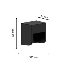 Philips 8720169269255 GardenLink Low Volt 24V Grits nízkonapěťové venkovní nástěnné svítidlo LED 1,5W/180lm 2700K IP44 černá, bez napájení