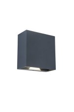 LUTEC 5104005118 GEMINI BEAMS exteriérové ​​nástěnné svítidlo LED 10W 400lm 4000K IP54 tmavá šedá