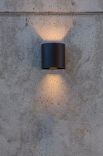 LUTEC 5104006012 GEMINI BEAMS exteriérové nástenné svietidlo LED  10W 400lm 3000K IP54 matná čierna