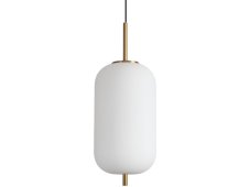 Ideal Lux 314952 UMILE-2 závesné svietidlo LED 20W 2000/1420lm 3000K zlatá, biela