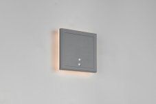 TRIO Reality R23056242 FORTALEZA venkovní nástěnné svítidlo se senzorem SMD LED 2W/200lm 3000K IP54 antracitová