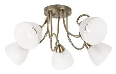 Stropní svítidlo 5x E27 bronzová IP20 Rabalux PALOMINA 71482