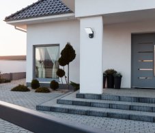 ITALUX WL-6206-S-4K Nammi venkovní nástěnné svítidlo se senzorem LED 12W/989lm 4000K IP54 černá