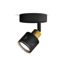 Philips 8720169300071 Niall nástenné bodové svietidlo/spot 1xGU10 čierna, mosadzná, ClickFix