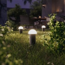 Záhradné stĺpikové svietidlo LED 2700K čierna IP44 PHILIPS GardenLink Low Volt Edwina Extension 8720169386938 bez zdroja