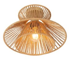 LUCIDE 10120/32/72 TASMAN stropní svítidlo D320mm 1xE27 mosazná, přírodní
