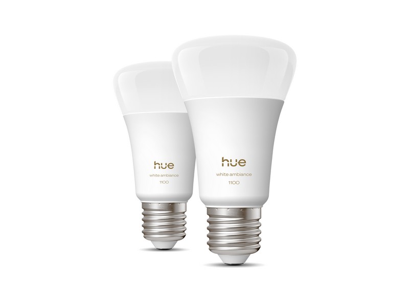 8720169364868 Philips Hue White Ambiance LED žárovka E27 8,1W/1100lm 1000-20000K bílá 2-set