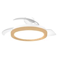 Stropní ventilátor se světlem LED 2700–6500K drevo IP20 PHILIPS Bliss 8721103128294
