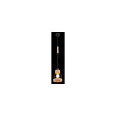 GLOBO 15674H HALIA závěsné svítidlo D140mm 1xE27 černá matná, přírodní béžová