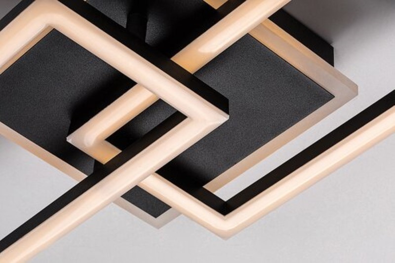 RABALUX 71393 Ramin stropní svítidlo LED 30W/2610lm 3000-6500K černá, bílá, stmívatelné, dálkový ovladač