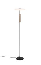 TRIO 454910165 CELESTE stojací lampa V1600mm SMD LED 15W/1750lm 3000K černá, kávová