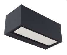 LUTEC 5189101118 GEMINI nástěnné LED svítidlo 21W 4000K IP54 tmavá šedá
