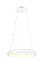 TRIO 349616031 CARDONA závěsné svítidlo D620mm SMD LED 38W/4400lm 2300+3000+4000K bílá matná, switchdimmer