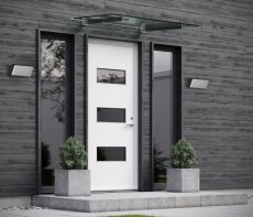 ITALUX OWL-7032-4K Nave vonkajšie nástenné svietidlo LED 10W/997lm 4000K IP65 čierna