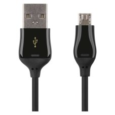 Nabíjací a dátový kábel USB 2.0 USB-A/micro USB-B 1m čierna EMOS SM7004B