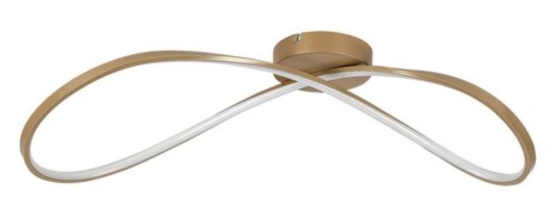 RABALUX 72116 Castiel stropné svietidlo LED 30W/1900lm 3000K zlatá, biela