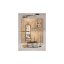 TRIO 622910332 HARPER stropní svítidlo SMD LED 30W/4000lm 3000K černá matná, drěvo, switchdimmer