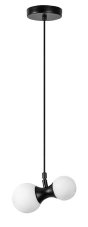 RABALUX 72299 Lition závesné svietidlo 2xG9 čierna, biela