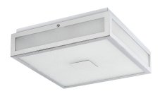 RABALUX 75034 Zoya stropné svietidlo LED 24W/1790lm 4000K IP44 chrómová, biela, 400x400mm