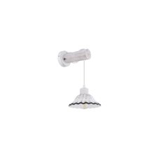 GLOBO 54050W JOWITA nástěnné svítidlo 1xE27 bílá patina, černá