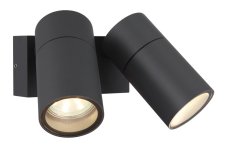 GLOBO 3209-2 PIPER vonkajšie nástenné svietidlo 2xGU10 IP44 antracitová