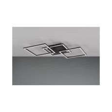 TRIO Reality R64493132 TRAIL stropné svietidlo SMD LED 31W/3550lm 3000K čierna matná