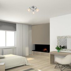 Rabalux 5301 Hestia bodové svítidlo 3xE14 chromová