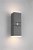 TRIO 270669242 AVON exteriérové nástěnné svítidlo se senzorem SMD LED V280mm 2x7W/800lm 3000K IP54 antracit, bílá