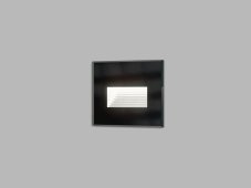 LED2 2390753 WALK II zápustné orientačné svietidlo LED 81x105mm 5W/300lm 3000-4000-6000K IP66 čierna