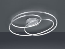 TRIO 673918007 Gale LED stropní svítidlo 50W / 5250lm 3000K matný nikl, switchdimmer