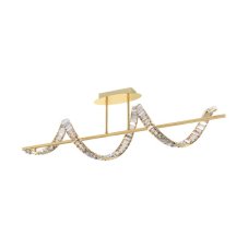 LED stropní svítidlo 3000 lm 2700-6000K zlaté s dálkovým ovladačem Zuma Line ATHESA MX3170-1-3GT