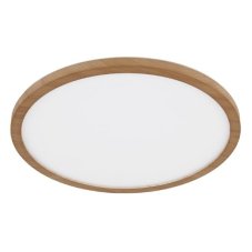 GLOBO 41562-18WW SAPANA stropní svítidlo D294mm LED 18W/1600lm 3000K IP44 imitace dřeva, bílá