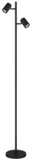 GLOBO 57918SB JAMES stojacia lampa V1580mm 2xGU10 5 čierna