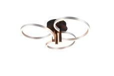 TRIO 648110605 CARUSO stropní svítidlo D650mm SMD LED 43W/4980lm 2300+3000+4000K brúsený hliník, switchdimmer