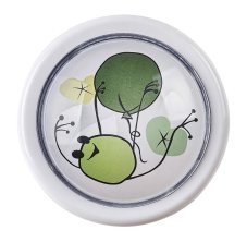 RABALUX 76071 Froggo pushlight orientační svítidlo dětské D100mm LED 0,3W/5lm 6000K bílá, vícebarevná, 2XAA excl.