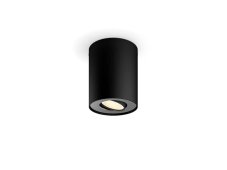 Philips Hue White Ambiance 8720169320239 Pillar povrchové bodové svietidlo D103mm 1xGU10 +SWITCH 4,2W/400lm 2200-6500K čierna bluetooth