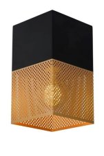 Lucide 21123/01/02 RENATE stropní svítidlo 1x E27 / 40W černá / zlatá