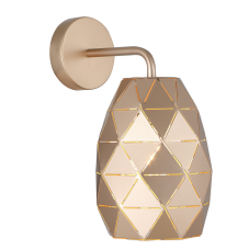 ITALUX MBM-3480/1 GD Harley nástěnné svítidlo 1xE27 champagne zlatá