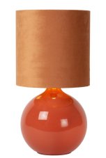 LUCIDE 10519/81/53 ESTERAD stolná lampička V470mm 1xE14 oranžová