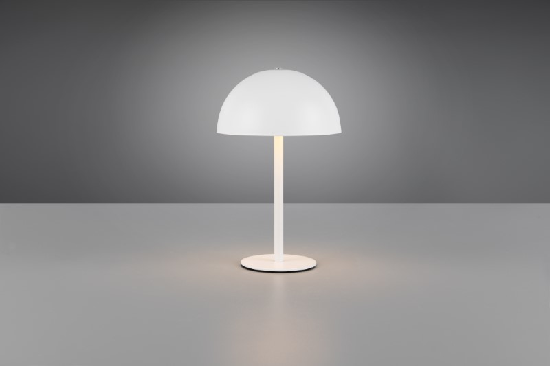 TRIO Reality R54891131 MUNOZ dotyková stolná lampička v210mm SMD LED 1,3W/120lm 3000K biela matná