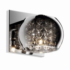 Nástěnné svítidlo 1x G9 kouřová chromová Zuma Line Crystal W0076-01A-B5FZ